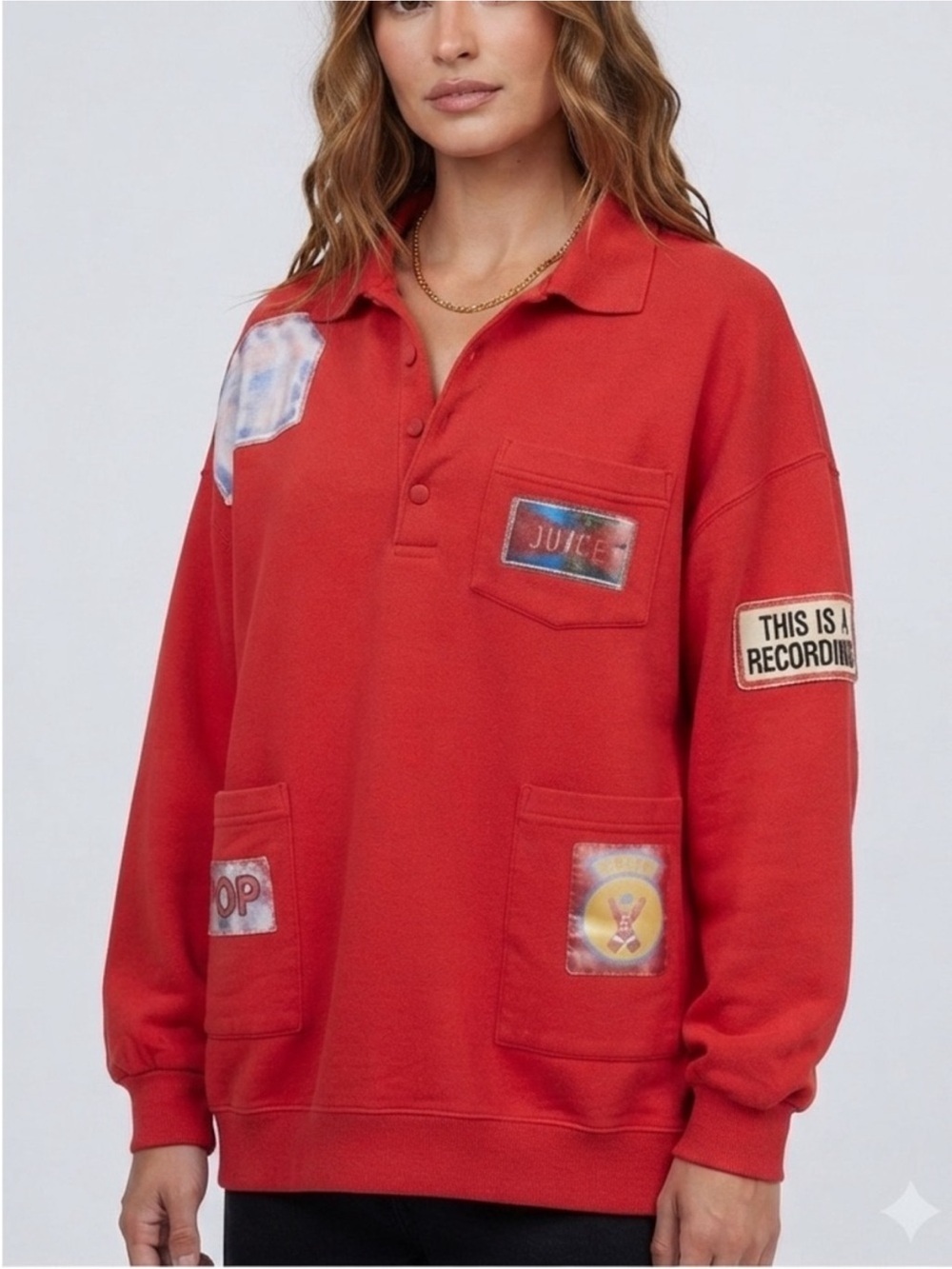 Vintage Mark Elliot Multi Patch Oversized Polo Sweatshirt Red
Rare Pop Art Retro - Picture 12 of 12